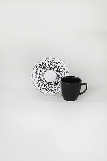 Keraart Black Velvet Kahve Fincan Takm 12 Para 6 Kiilik - 19299