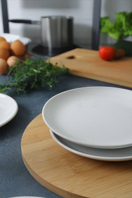 Beyaz Delta Pasta Taba 17 Cm 6 Adet 004