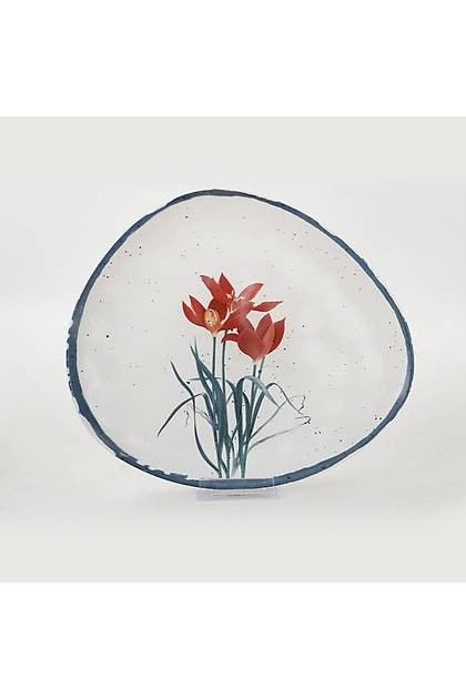 Anatolian Flowers Trior Servis Taba 30 Cm 6 Adet