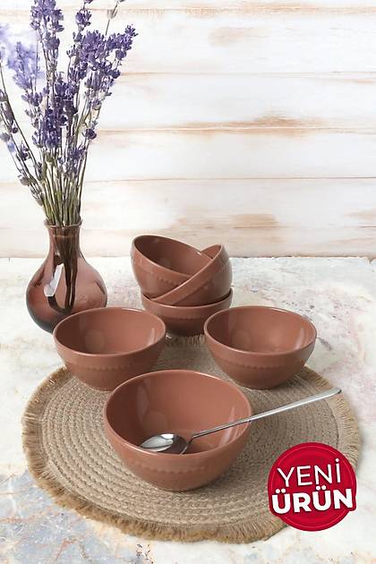 Kahverengi Bella Kase 14 cm 6 Adet 605