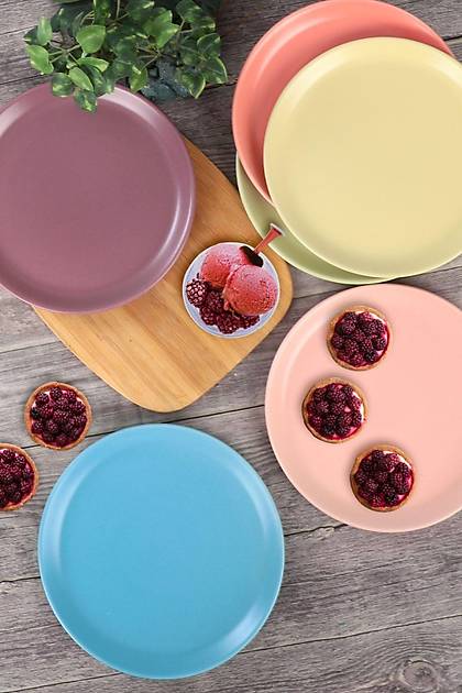 Rainbow Soft Matte Hitit Pasta Taba 20 Cm 6 Adet 960/990