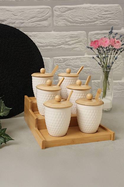 Bambu Standl 6 Para Baharat Seti Tutku 1422