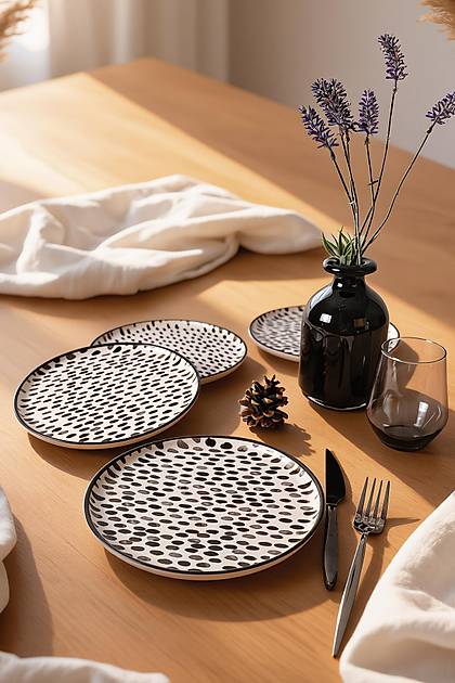 Shadow Nordic Pasta Taba�� 22 Cm 4 Adet 21434