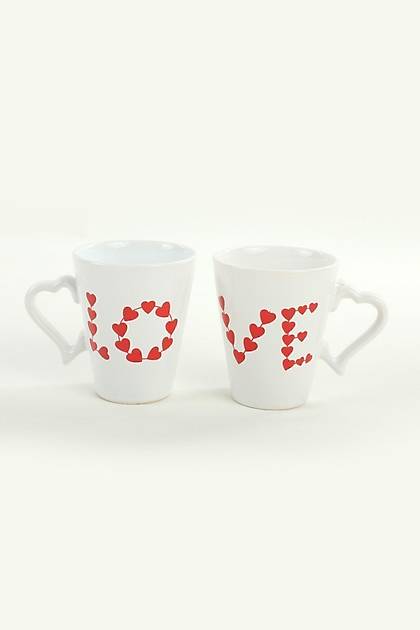 Keraart Love Kupa 9 Cm 2 Adet