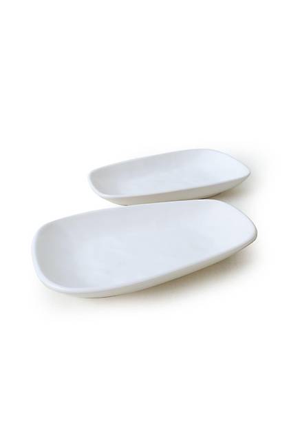 Mat Beyaz Tetra Kayk Tabak 28 Cm 2 Adet 022
