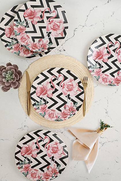 Keraart Flamingo Servis Taba 26 Cm 6 Adet - 18309