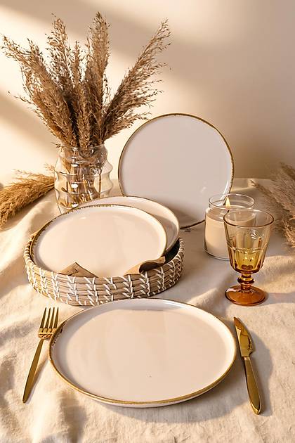 Straw Nordic Servis Taba�� 26 Cm 4 Adet