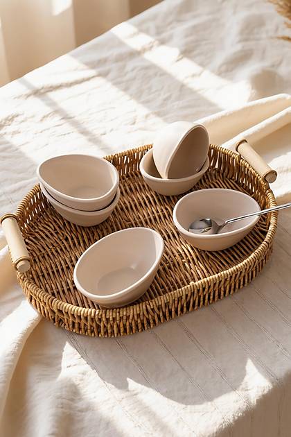 Mat Krem Ephesus �erezlik / Sosluk 10 Cm 6 Adet 950