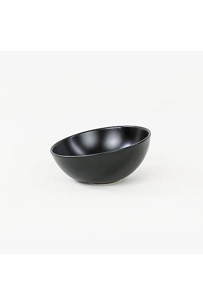 Mat Siyah Inclined Salata Kasesi 18 Cm 2 Adet