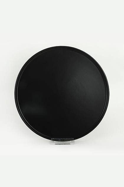 Mat Siyah Stackable Yemek/Kahvalt Takm 20 Para 4 Kiilik