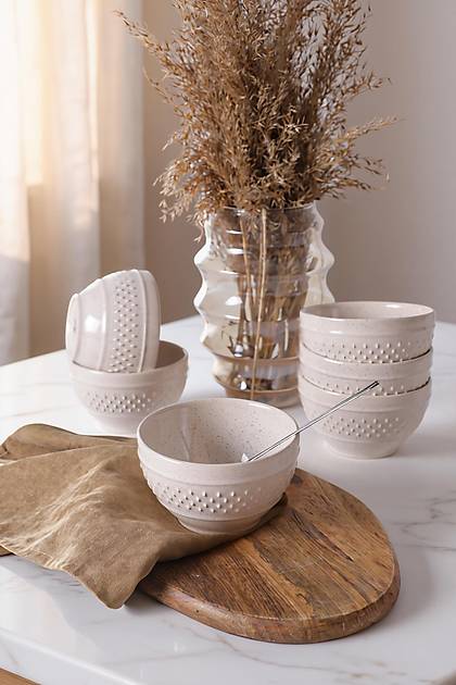 Reaktif Krem Rice Kase 11 Cm 6 Adet Q59