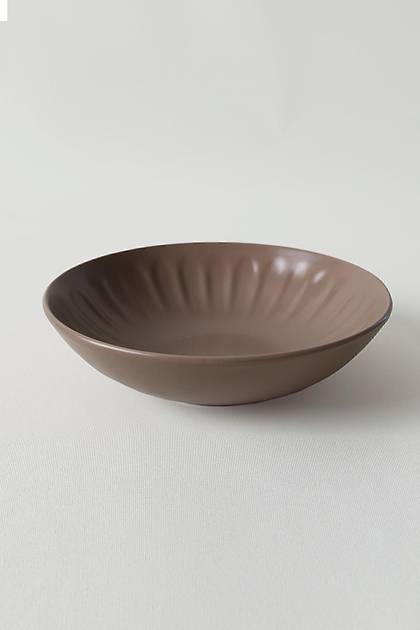 Mat Toprak Taupe Badem Yemek Taba 22 Cm 6 Adet 977