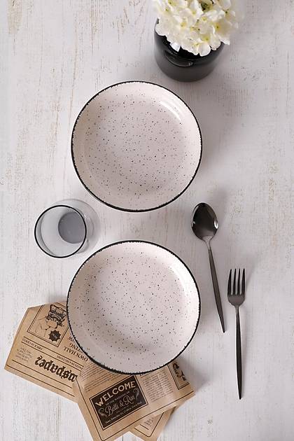 Krem Ephesus Yemek / Salata Taba�� 20 Cm 2 Adet 23381