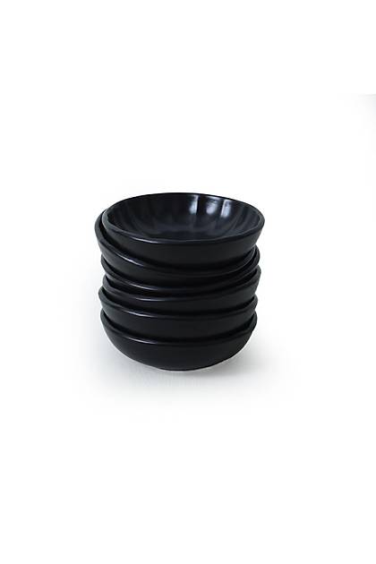 Mat Siyah Sirius erezlik / Sosluk 12 Cm 6 Adet 956