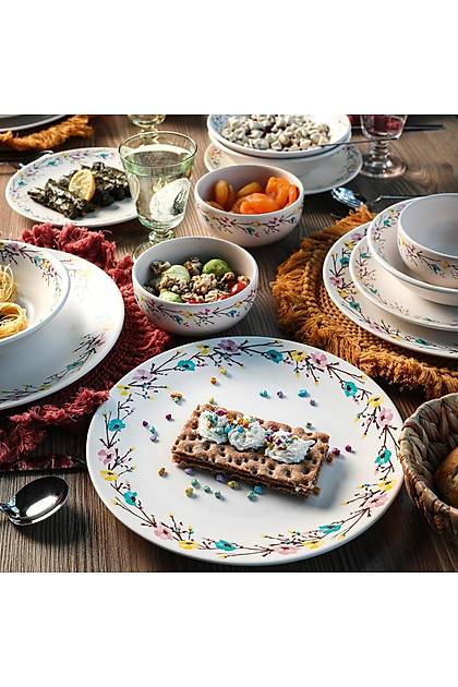Tomurcuk Yemek Takm 24 Para 6 Kiilik