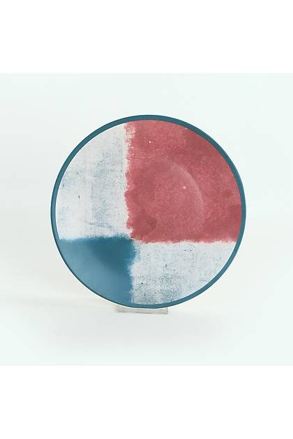 Watercolor Servis Taba 25 cm 6 Adet - 20784-85-86