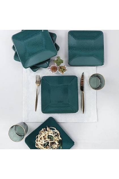 Luster Yeil Siera Pasta Taba 20 Cm 6 Adet