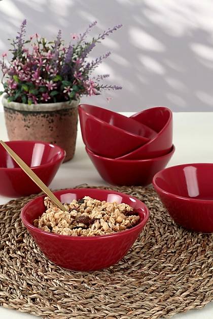 Carmen Krmz Hitit orba Kasesi 14 Cm 6 Adet