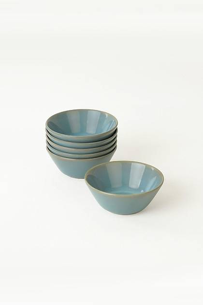 Turkuaz Granit Hitit orba Kasesi 14 Cm 6 Adet - Q07