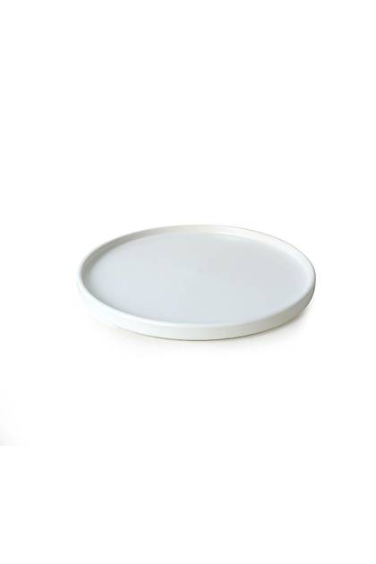 Mat Beyaz Stackable Servis Taba 27 Cm 6 Adet 022