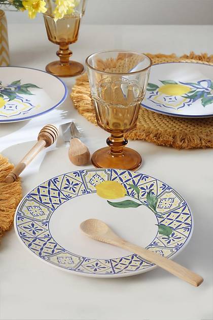 Lemon Bliss Ege Pasta Taba 20 Cm 4 Para 22089-92