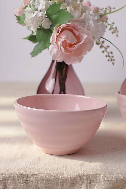 A��k Pembe Escargot Kase 14 cm 4 Adet 551