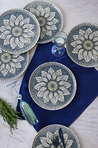 Keraart Mosaic Marvels Pasta Taba 22 cm 6 Adet 21619