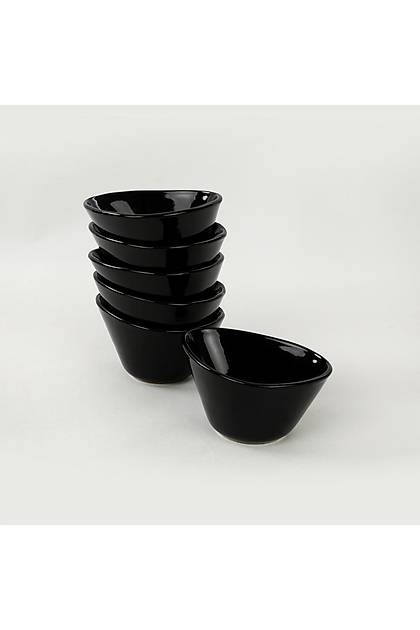 Siyah Miska erezlik 12 Cm 6 Adet