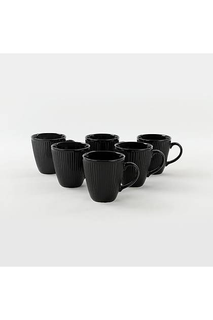 Siyah Myra Kupa 10 Cm 6 Adet
