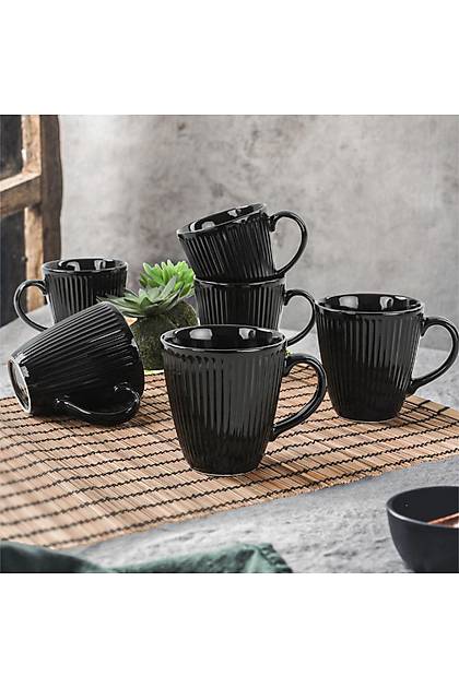 Siyah Myra Kupa 10 Cm 6 Adet