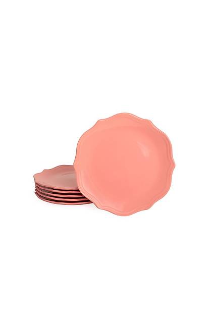 Pembe Romeo Servis Taba 26 Cm 6 Adet - 550