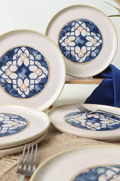 Wave Flow Nordic Pasta Taba 22 Cm 6 Adet 22748