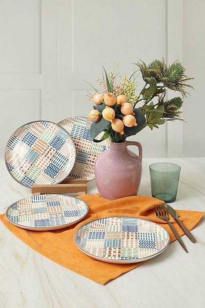 Etnik Hitit Pasta Taba 20 Cm 4 Adet 22552