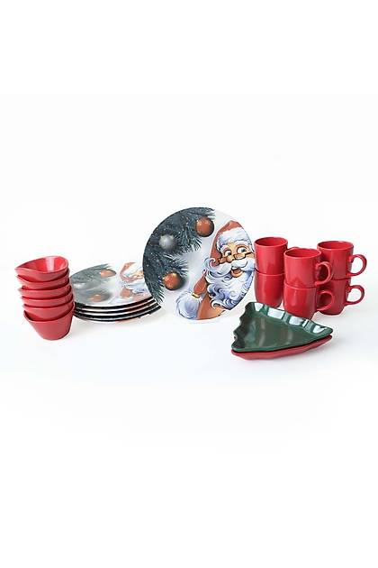 Noel Baba Kahvalt Takm 20 Para 6 Kiilik 17980