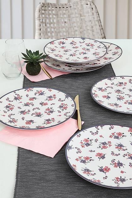 Keraart Bud Flower Servis Taba 26 cm 6 Adet - 20783