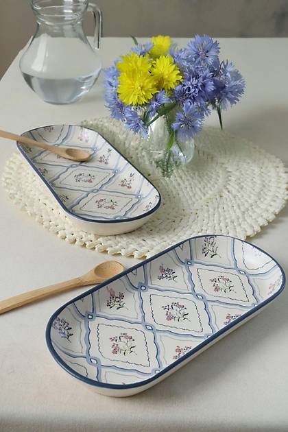 Floral Waves Noyan Kayk Tabak 26 Cm 2 Adet 22668