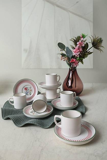 Rose Line Nordic Kahve Takm 12 Para 6 Kiilik 22910-12
