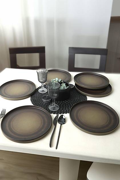 Keraart Vintage Stackable Servis Taba 27 Cm 6 Adet 21781