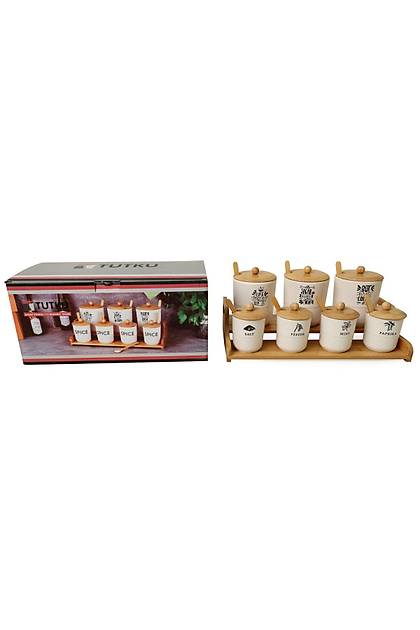 Bambu Standl 7 Para Baharat Seti Tutku 1409