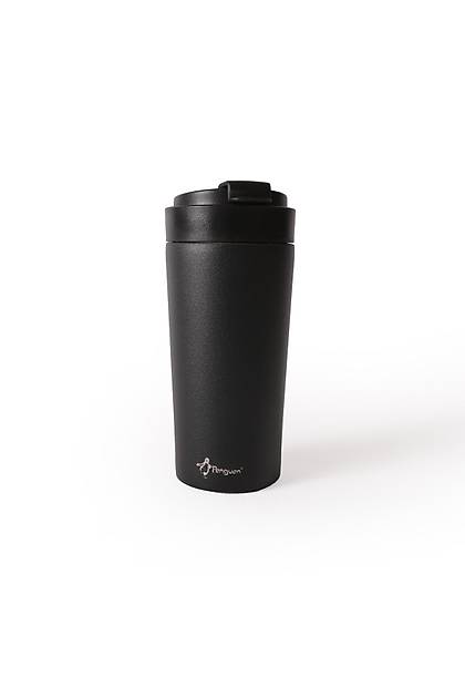 Penguen Mug Termos - Siyah - 380 ml