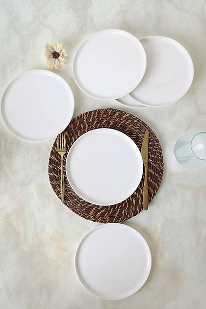 Beyaz Nordic Pasta Taba 22 Cm 6 Adet 006
