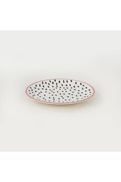 Brush Dots Ege Pasta Taba 20 Cm 6 Adet - 20267