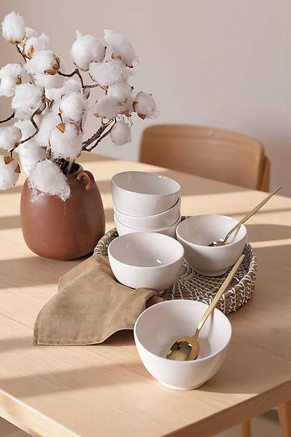 Beyaz Gama Kase 13 Cm 6 Adet 006