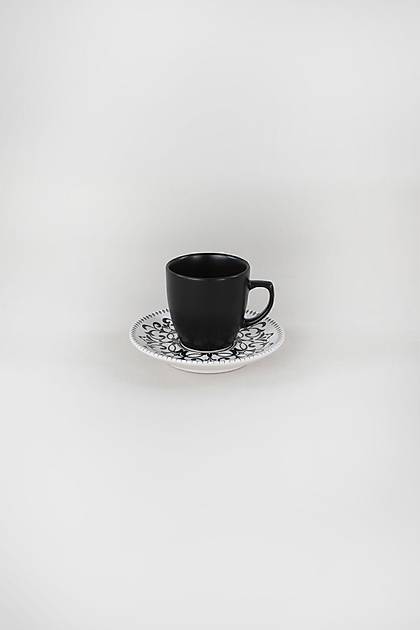 Keraart Black Velvet Kahve Fincan Takm 12 Para 6 Kiilik - 19299