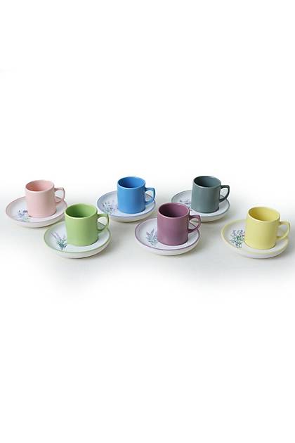 Keraart Elegant Blossoms Nordic Kahve Takm 12 Para 6 Kiilik 21788-93