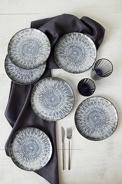 Monoform Stoneware Nordic Pasta Taba 22 Cm 6 Adet 23341