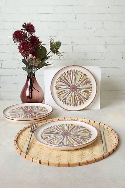Serene Flower Nordc Pasta Taba 22 Cm 4 Adet 22983