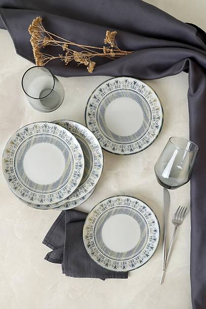 Mirabella Stoneware Ege Pasta Taba 20 Cm 6 Adet 23471