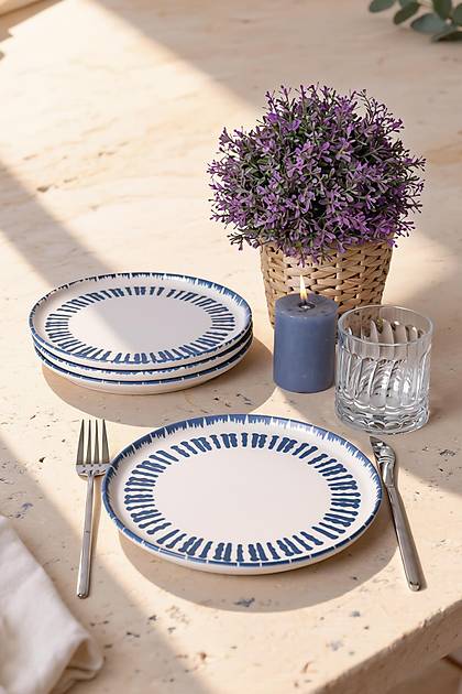 Azure Nordic Pasta Taba�� 22 Cm 4 Adet 21424