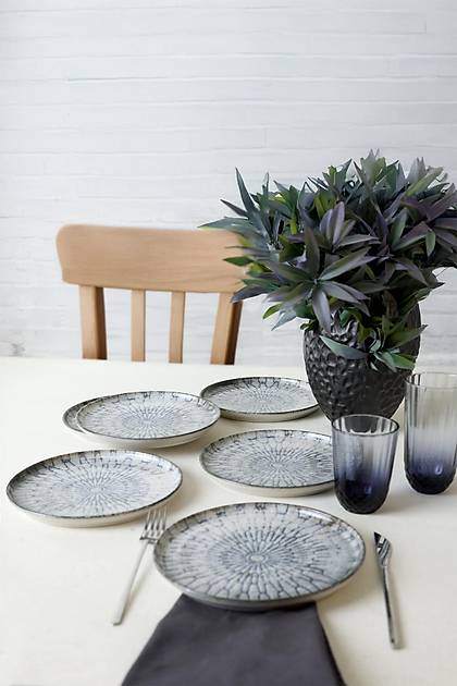 Monoform Stoneware Nordic Pasta Taba�� 22 Cm 6 Adet 23341